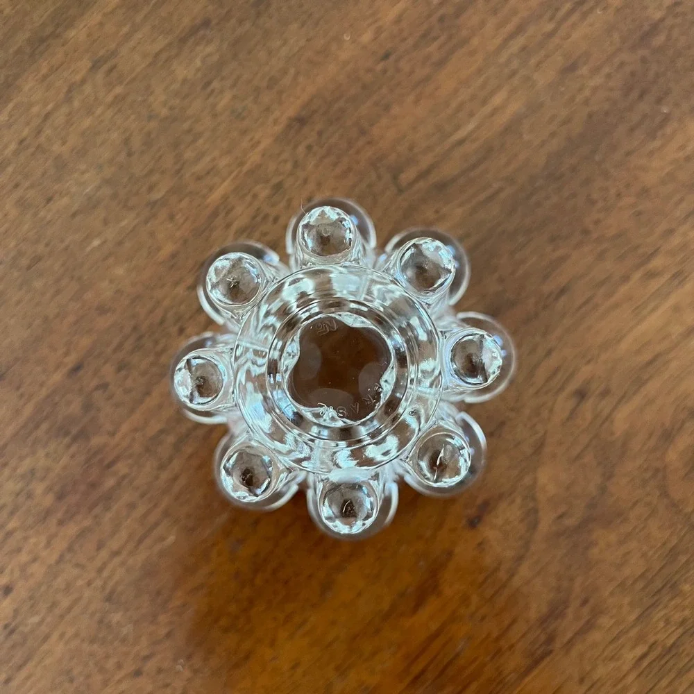 Vintage‎ Midcentury Glass Candle Holder